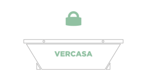 contenedor cerrado de 5 m3 para escombros y poda